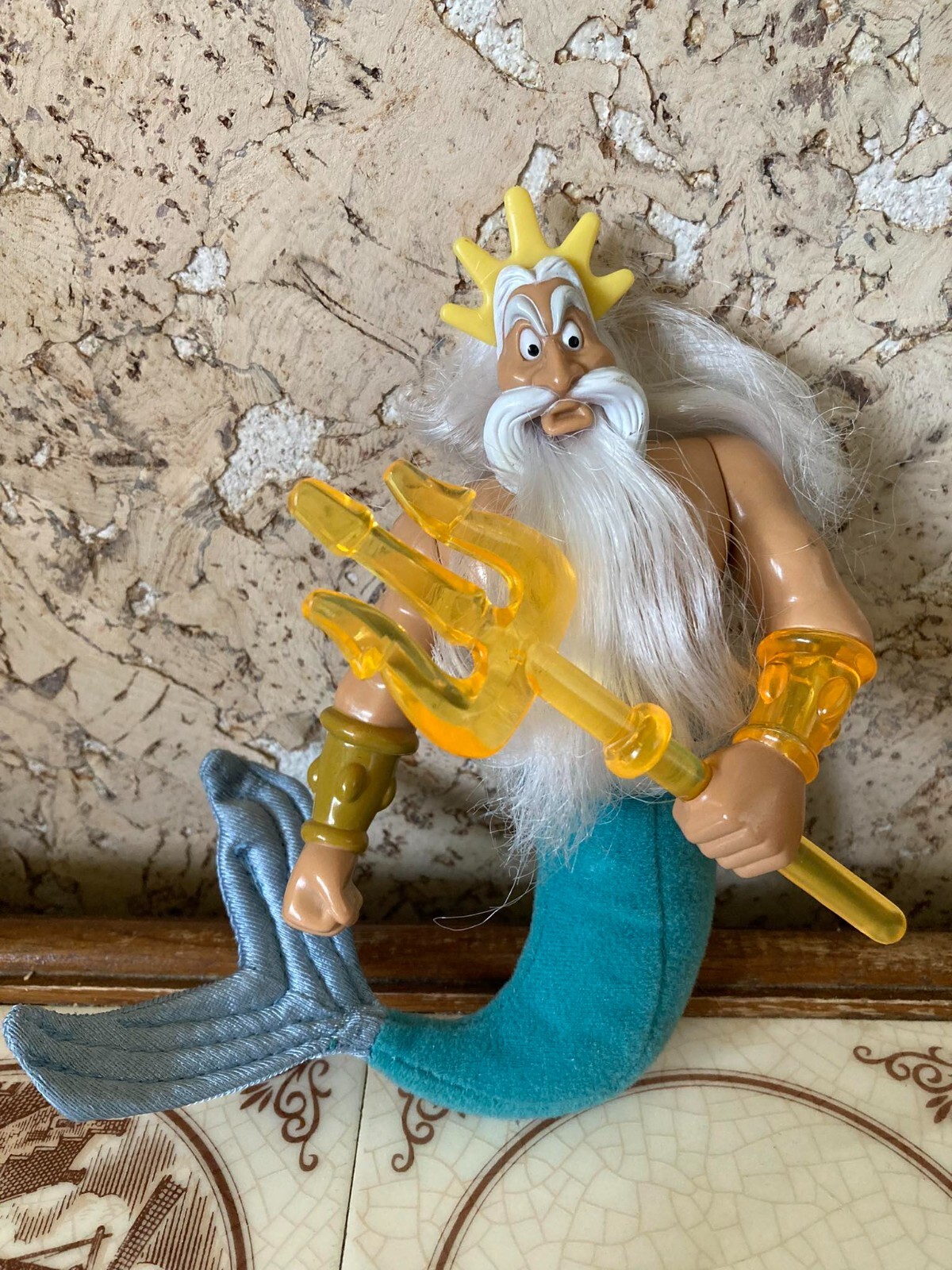 McDonald's Happy Meal Figure King Triton FACTORY ERROR 2000