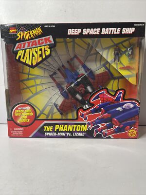 Spider-Man Attack Micro Playset THE PHANTOM Spiderman Vs Lizard ToyBiz 1997