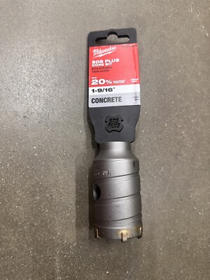 Milwaukee Carbide SDS-PLUS Shank Masonry Core Bit 1-9/16'' Power Tool Accessory