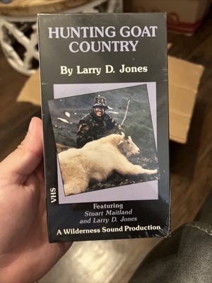 Hunting Goat Country VHS TAPE By Larry D. Jones Deer Wolf Hunting BRAND NEW RARE