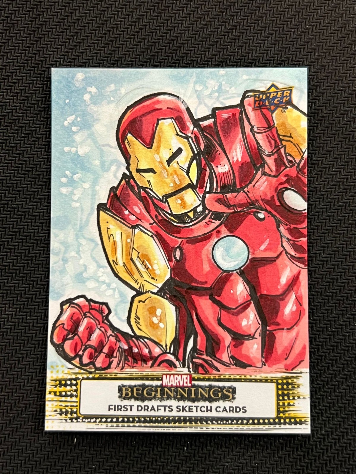 2021 Upper Deck Marvel Beginnings Vol 1. Iron Man Sketch 1/1 2021 Upper Deck Marvel Beginnings Vol 1. Iron Man Sketch 1/1