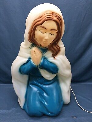 General Foam Plastic Corp Nativity Set 26" Lighted Blow Mold MARY ONLY Works