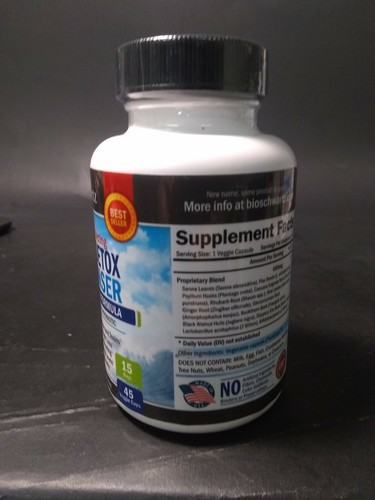 Schwartz 15 Day Colon Detox + Cleanser Dietary Supplement 45 Capsules M074