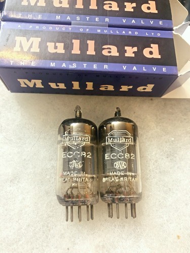 Mullard 12AU7 / ECC82 真空管ペア 美品 動作品 Amazon | Mullard Reissue 12AU7 ECC82 ゲインマッチングペア