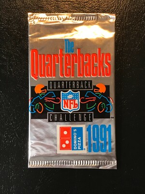 1x 1991 Dominoes Upper Deck The Quarterbacks - Quarterback Challenge Sealed Pack