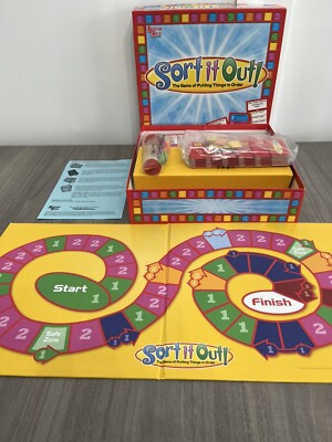SORT IT OUT (Brand New) Board Game by University Games 2008 Put Things In Order