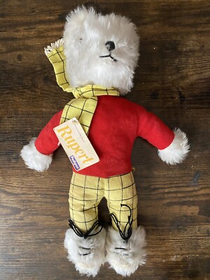 rupert the bear stuffed animal