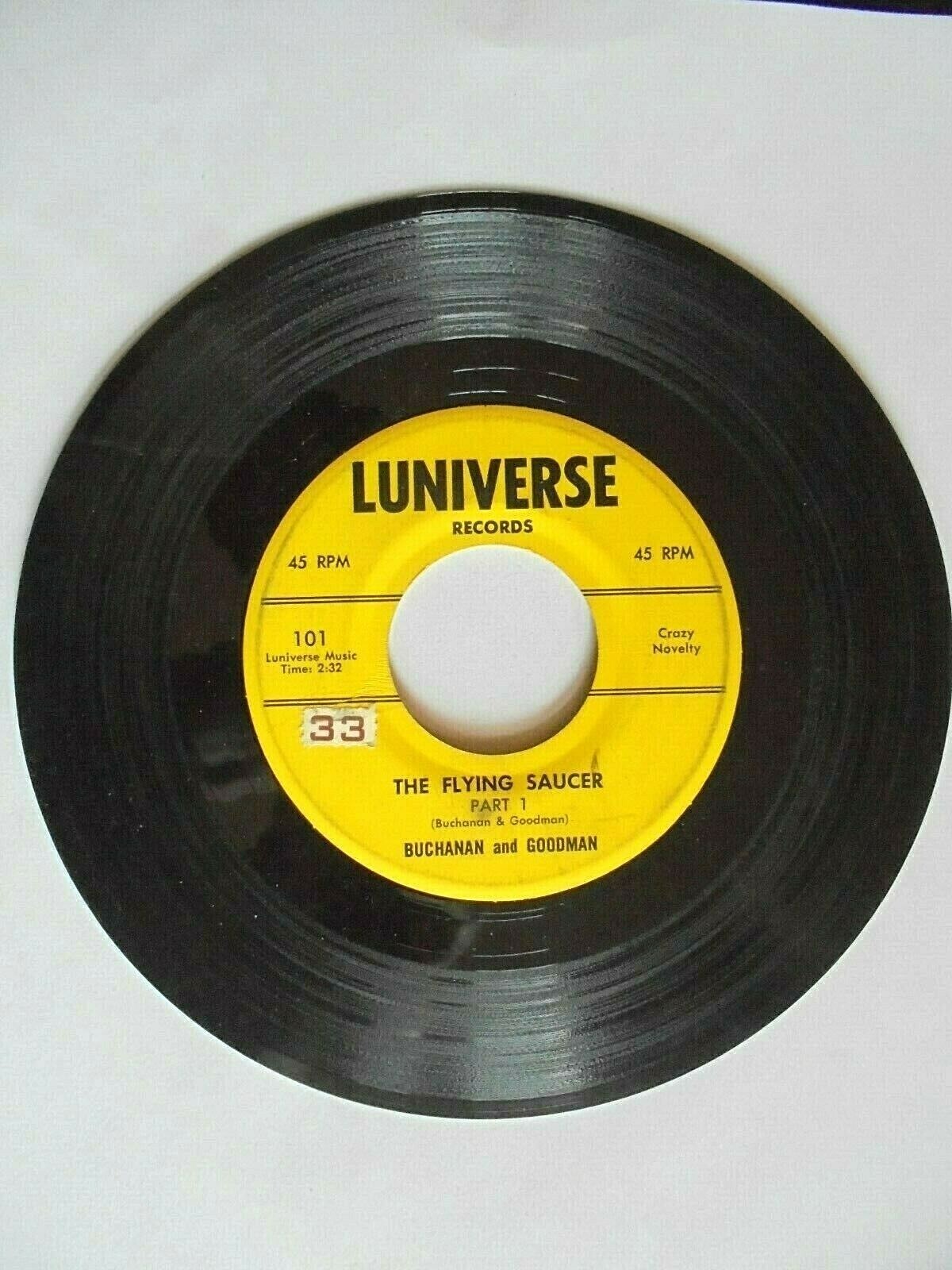 レア盤 希少盤 Sputnik Brown 7inch 45 J Dilla Buchanan & Goodman 45 Record - The Flying Saucer Parts 1 & 2