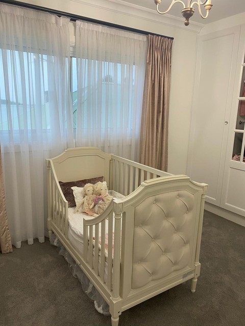 pottery barn blythe cot