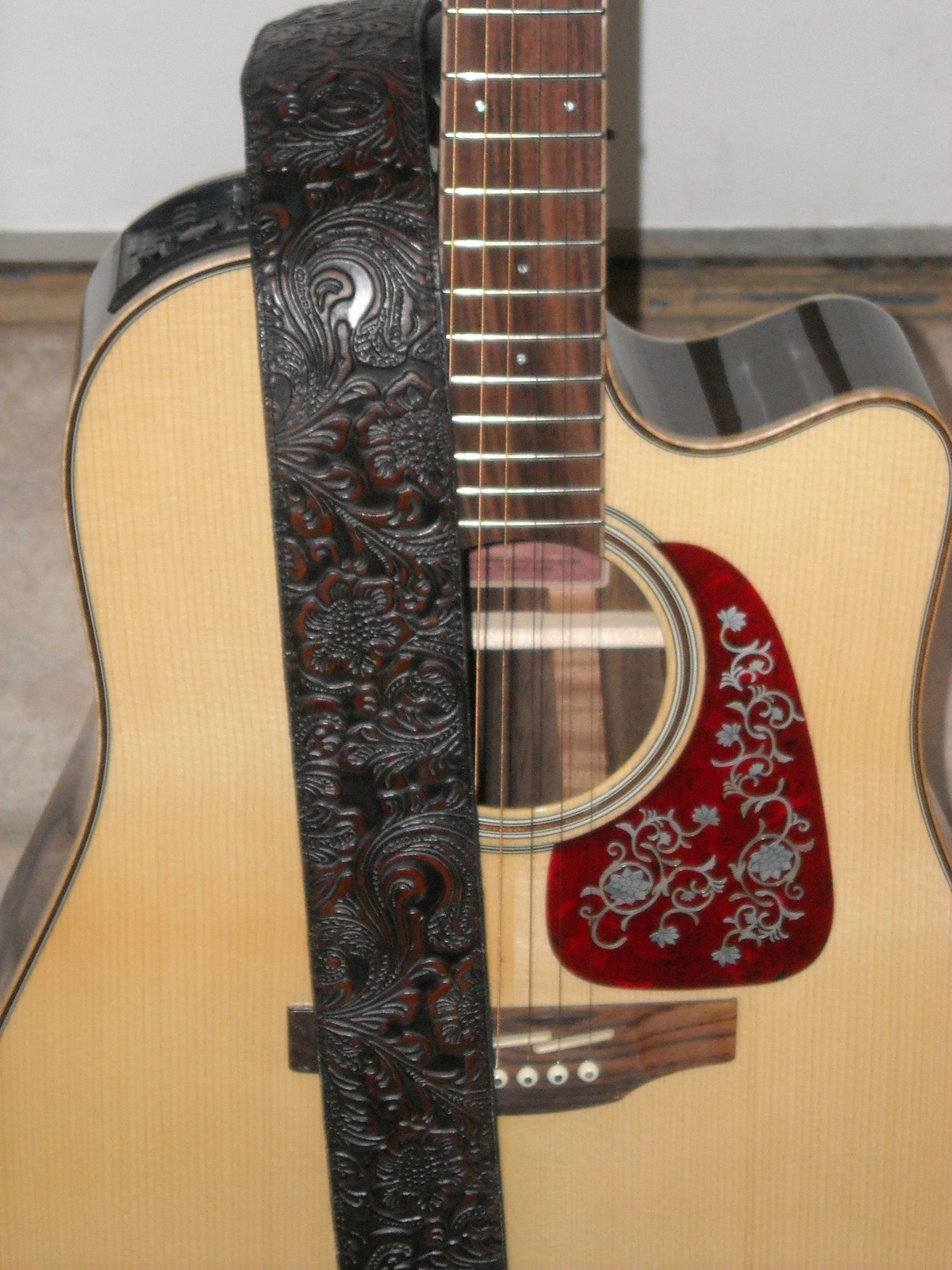 Oriental Flowers SETWP Takamine PXM1 Inlay Sticker Decal Guitar