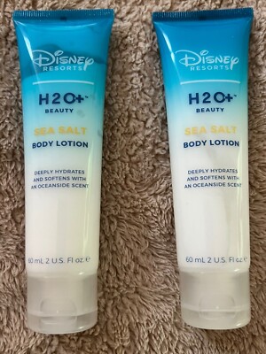 2 (Two) Disney Resorts DVC H20+ Beauty Sea Salt Body Lotion 2 oz