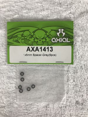 Axial AXA1413 1x6mm Spacer-Grey(6pcs)