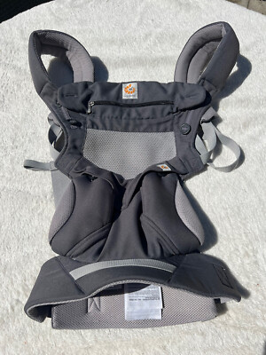 Ergo Baby Four Position 360 Carrier Cool Air Carbon Grey 4 Position Ergobaby