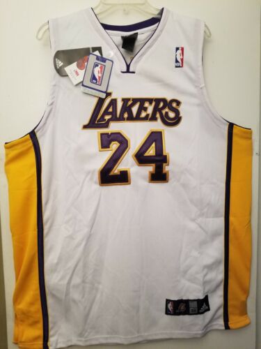Excellent Conditions Adidas NBA Kobe Bryant Los Angeles Lakers Jersey #24 Sz 54