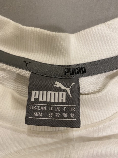 puma white jumper