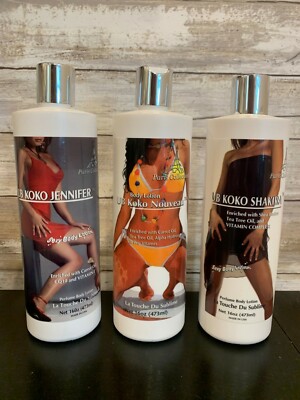シャンchan BODY LOTION . HAIR ESSENCE 2本 UB KOKO JENNIFER, NOUVEAU & SHAKIRA BODY LOTION - $25.95 w