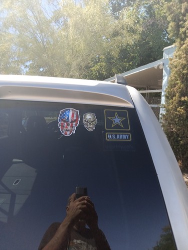 Police Mom Gifts 5X THIN BLUE LINE POLICE SKULL USA AMERICAN FLAG DECAL STICKER CAR... Police Flag Sticker - Foto 7