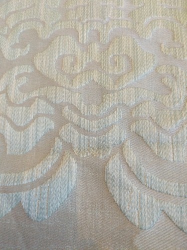 Scalamandre Nimbus Fabric Remnant In Moss