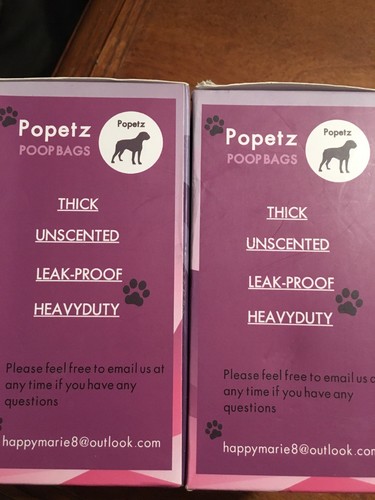 2-120 Ct (8 Rolls) Boxes Of Popetz Pet Waste Bags 9”X12.6” Bags