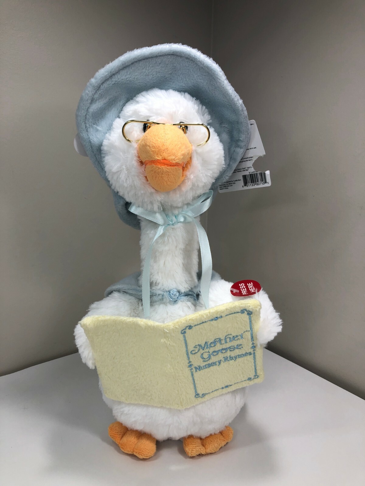 cuddle barn mother goose animated nursery rhyme plush