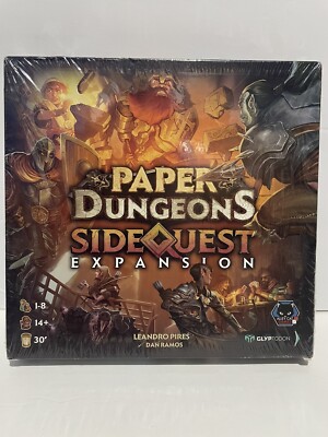 Paper Dungeons Side Quest Expansion Board Game