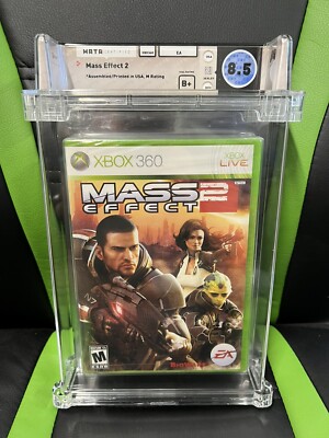 2010 Xbox 360 Mass Effect 2 Graded WATA 8.5 Sealed B+ Brand New FIRST PRINT