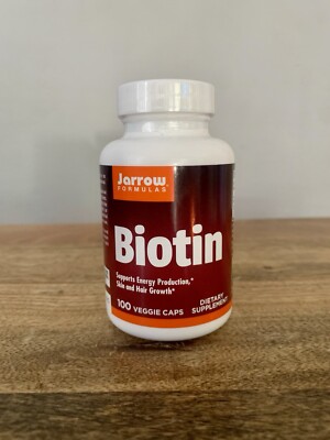 Jarrow Formulas Inc. Vegan Biotin Ultra Strength 5,000 mcg 100 Veg Caps