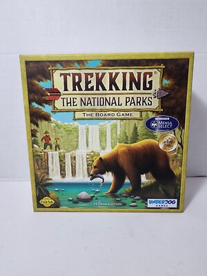 Trekking The National Parks The Board Game 2nd Ed Under Dog Games Complete