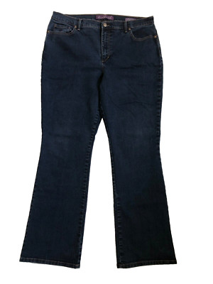 Gloria Vanderbilt Amanda Bootcut Size 16 (36x30.5) Dark Wash Stretch Jeans Women