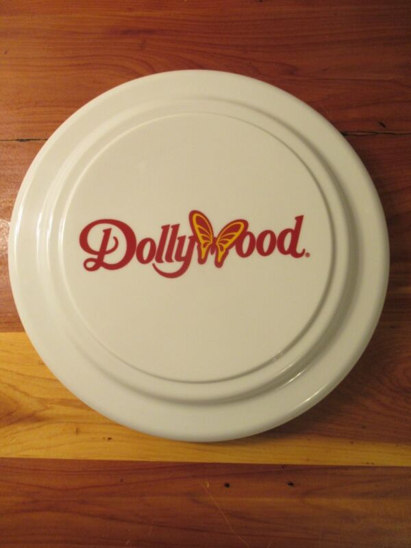 Dolly Parton "Dollywood" Butterfly Logo Frisbee USA Made 8.5" Free S&H