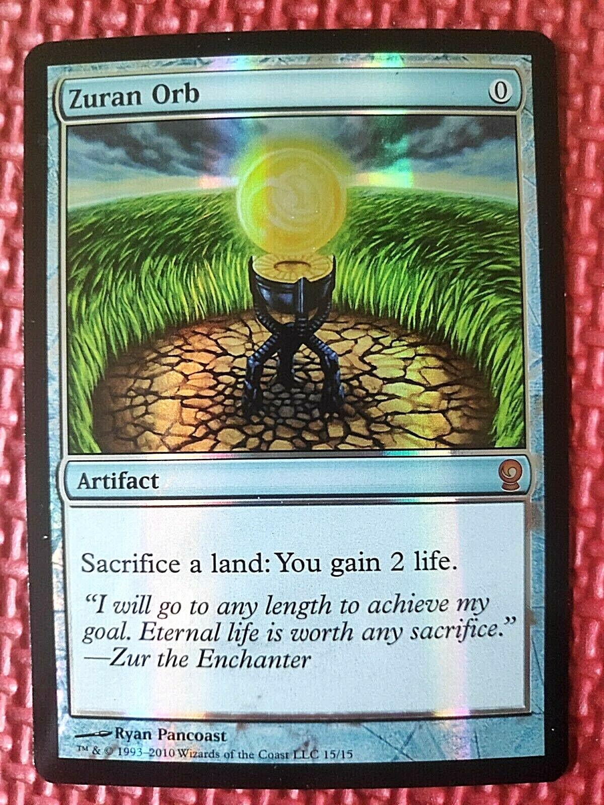 MtG Foil ZURAN ORB 15/15 From the Vault: Relics FTV V10 MtG Foil ZURAN ORB 15/15 From the Vault: Relics FTV V10