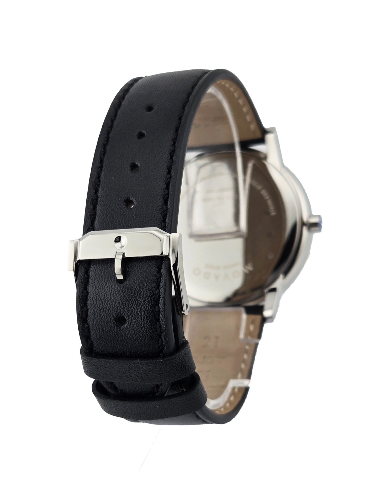 Pre-owned Movado Museum 0607270 Men's Quartz Leather Band Watch - Retail Price $595