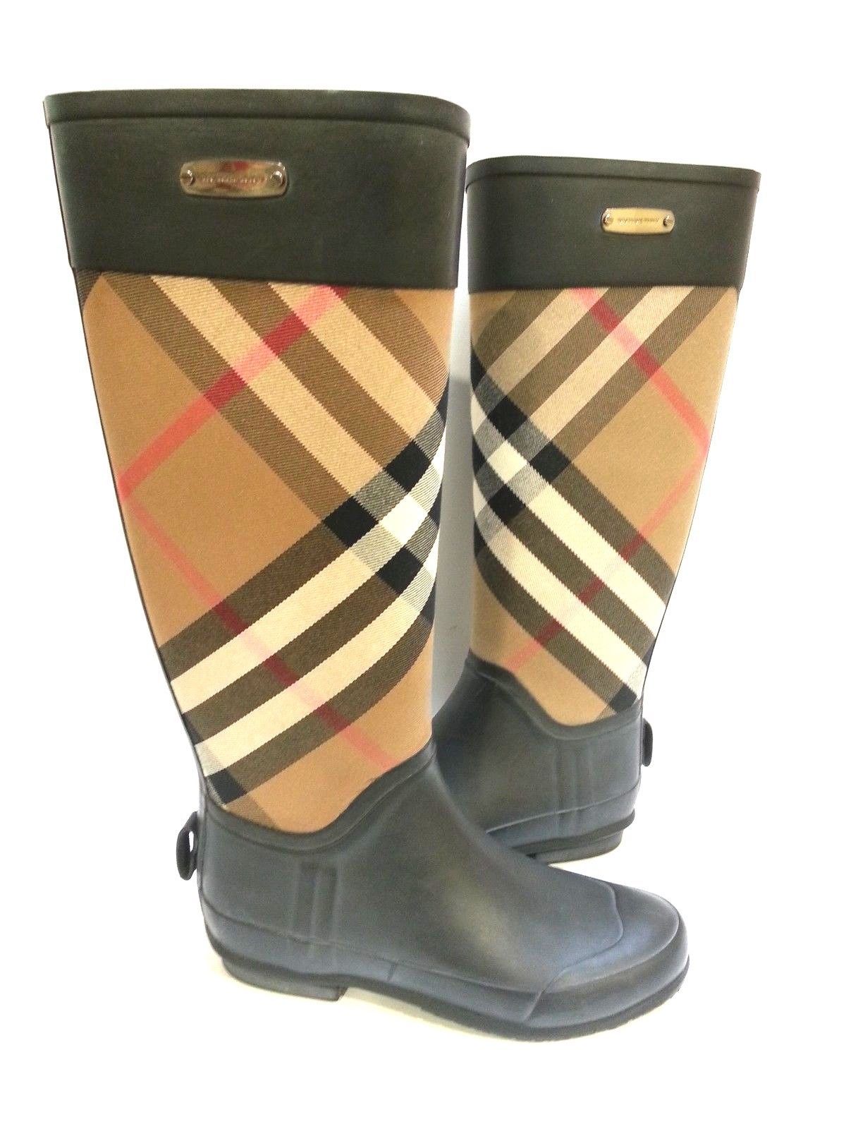 Botas de Borracha de Cheque femininos