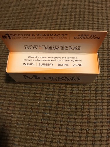 MEDERMA Scar Skin Care Cream SPF 30 0.70 oz 20g FREE SHIPPING Exp 01/20