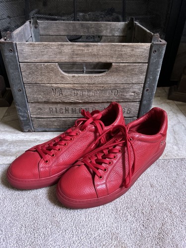JOHN GALLIANO men's red low top sneakers sz 45 / US 12 D | eBay