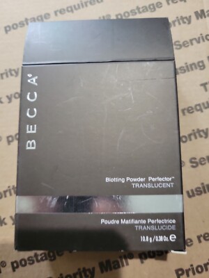 BECCA BLOTTING POWDER PERFECTOR, TRANSLUCENT, 0.38 OZ BOXED