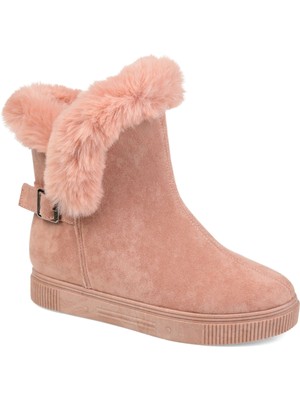 

JOURNEE COLLECTION Женские розовые зимние сапоги Sibby с круглым носком на мягкой подкладке, Розовый, SIBBY-BOOT