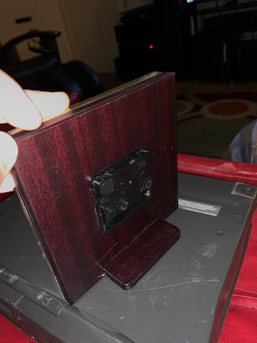 Italy Made Clock W Sterling Silver 925 Bezel