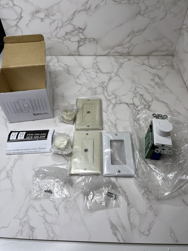 *TRUAUDIO TRU audio volume control VCK-100-AIW VCK-100-AlW white ivory almond