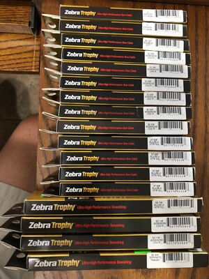 New Zebra Trophy Bowstrings for Mathew Bows Assorted Sizes
