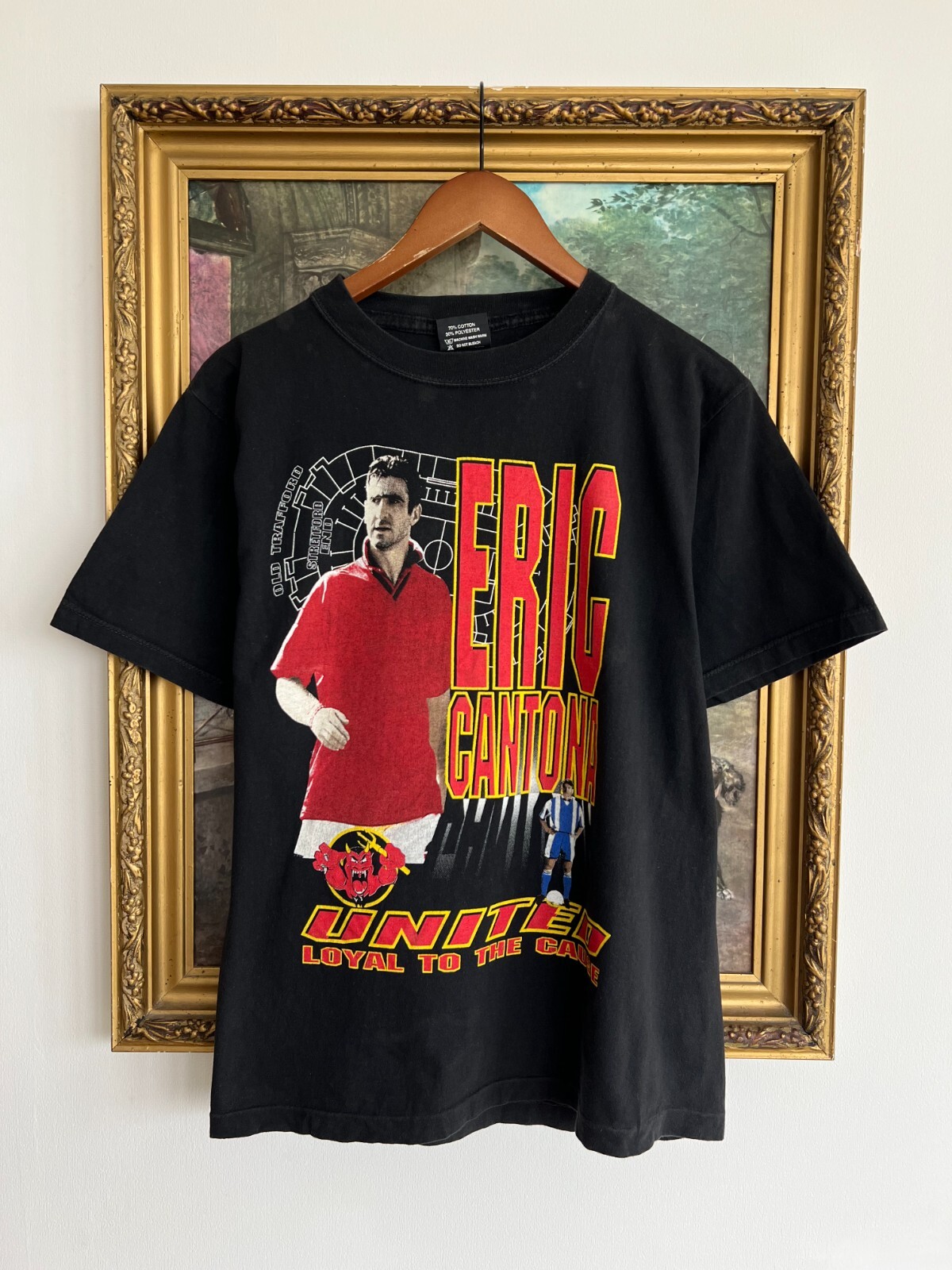 超希少 Vintage NIKE ERIC CANTONA Tシャツ マンU 超希少 Vintage NIKE ERIC CANTONA Tシャツ マンU
