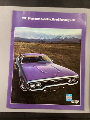 1971 Plymouth Satellite, Road Runner, GTX Brochure