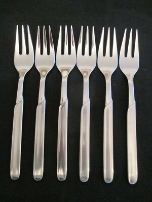 WMF Onda 6 Kuchengabel Cromargan teilmattiert 15,5 cm Note 1-2 Gabel NEUWERTIG