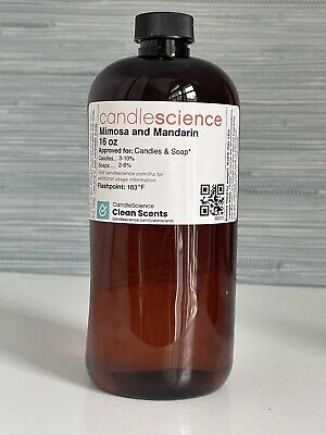 Candle Science Mimosa And Mandarin Candle & Soap Fragrance 16 Oz NEW