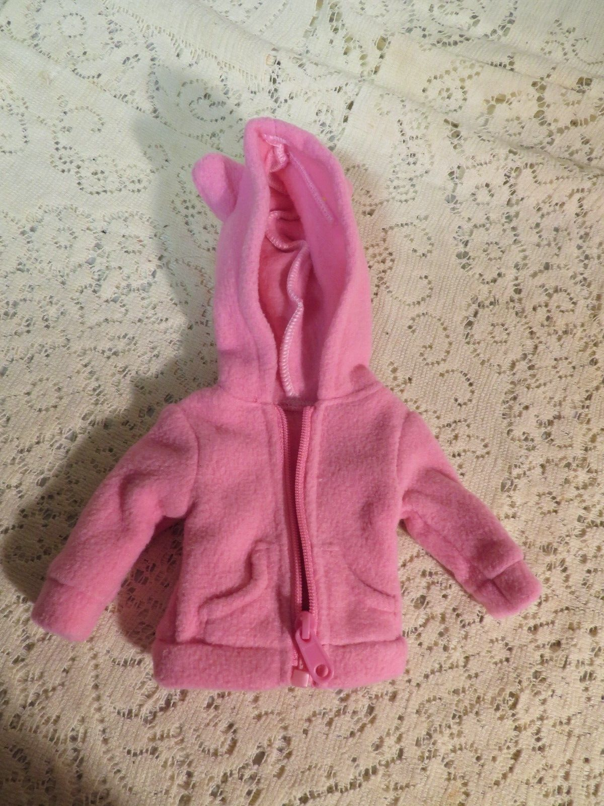 AMERICAN GIRL AG WELLIE WISHERS EMILY ROSE CLOTHES FOR 14-15" DOLL PINK HOODIE