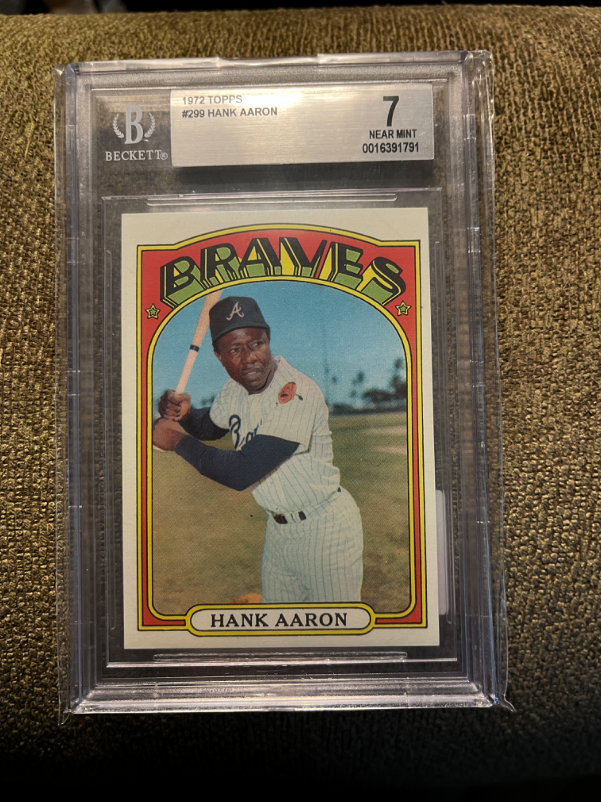 あろん 1972 Hank Aaron #299 PSA 7 NM | eBay
