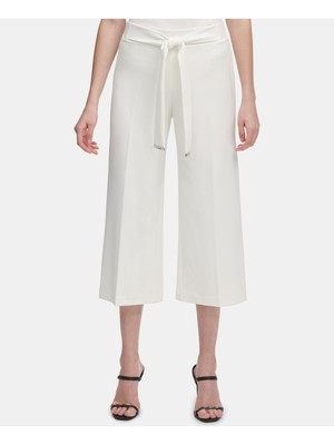 CALVIN KLEIN Женские белые брюки с поясом XL
