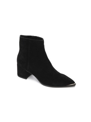 

KENNETH COLE Женские черные дышащие кожаные модельные ботильоны на молнии с черным покрытием, размер  м, Черный, KLF9045SU