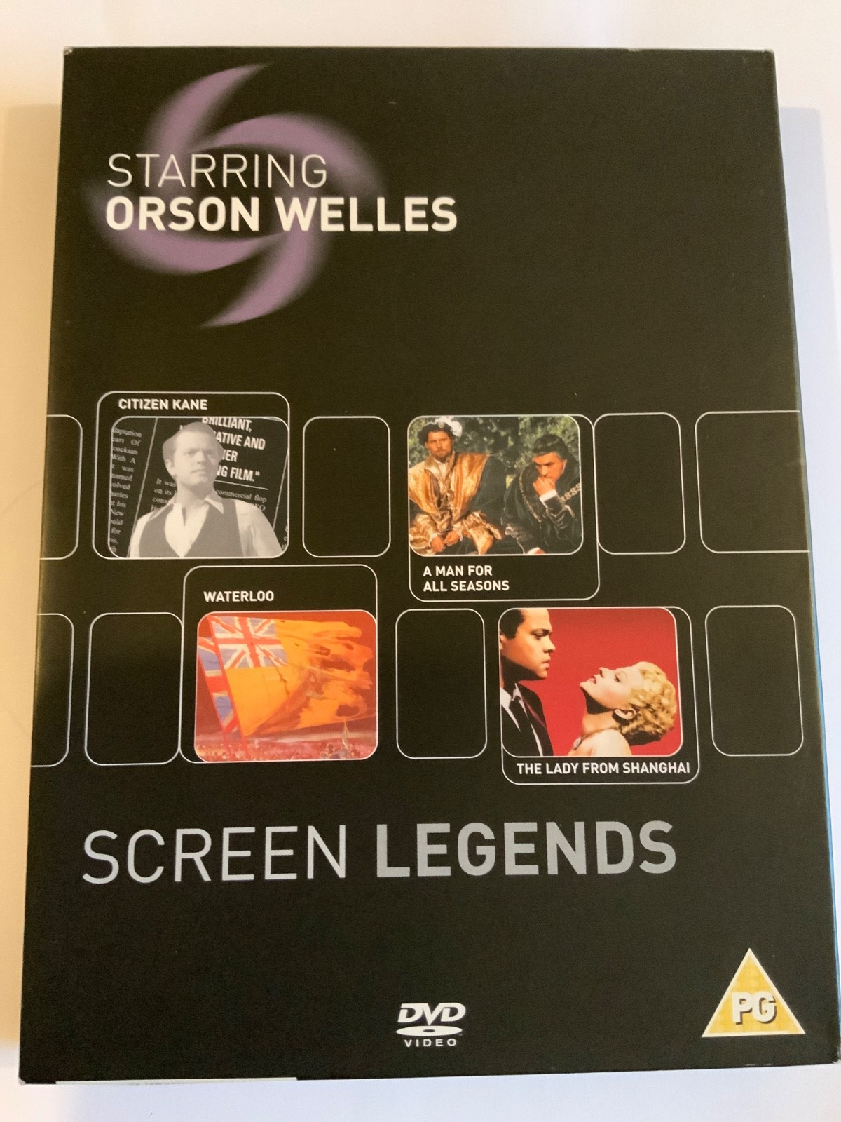 Screen Legends Orson Welles Citizen Kane A Man For All Seasons Waterloo Shanghai