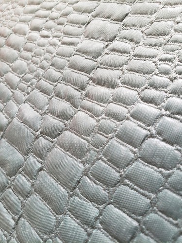 (2) OSBORNE & LITTLE Fabric Remnants - MABULA 02 - Faux Crocodile - FRANCE  $324